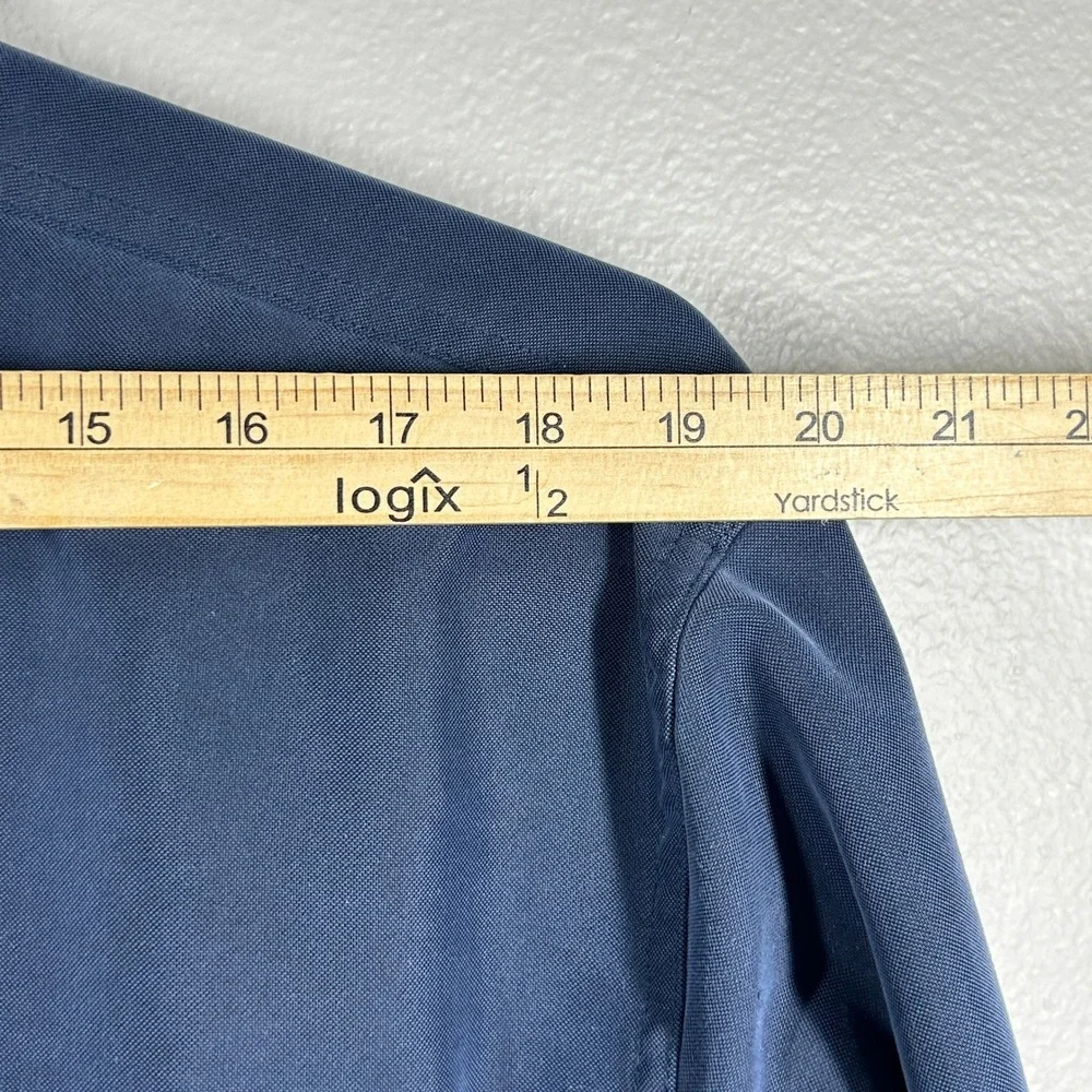 The North Face Mens Navy Blue Modal Blend Outdoor Shirt A412 Large Long Sleeve